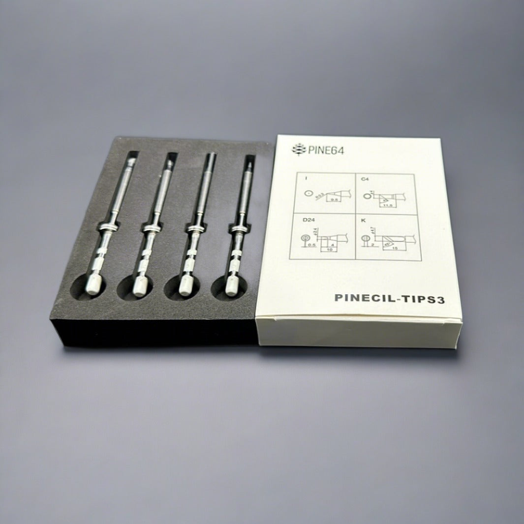 PINECIL Soldering Short Tip Set (Gross) - Breadstick Innovations