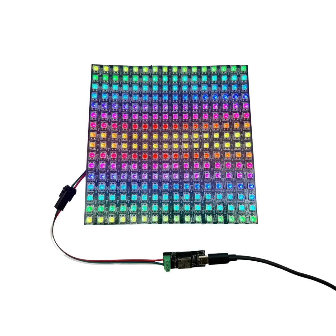 WS2812B 16x16 Addressable RGB LED Matrix – Breadstick Innovations