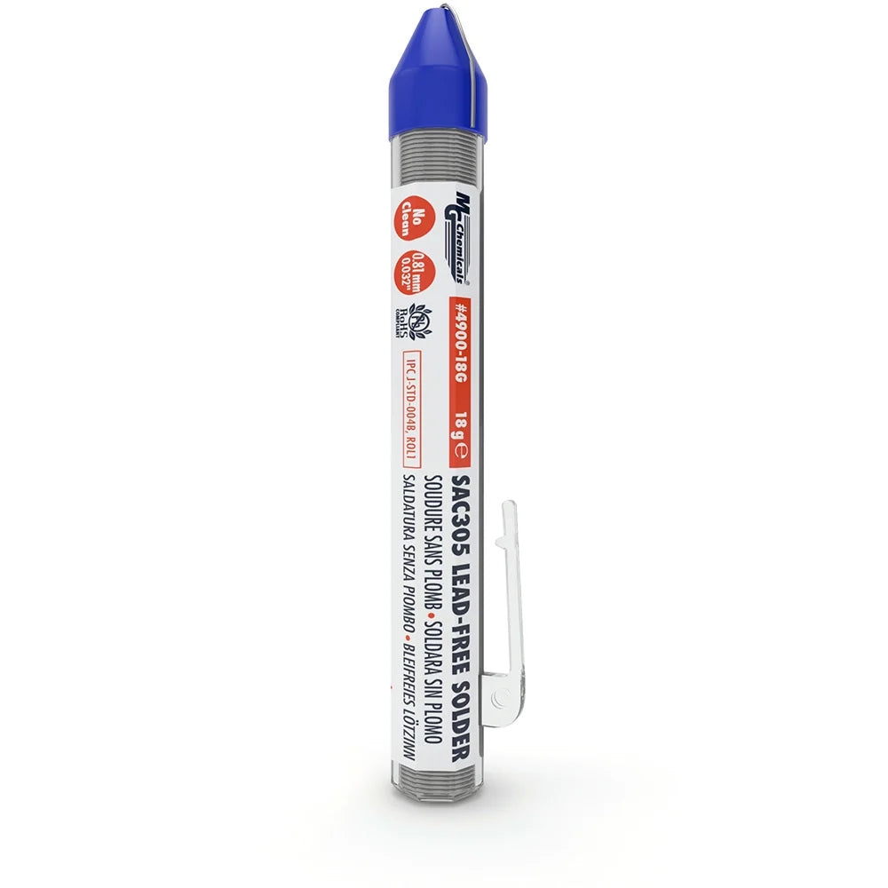 No-Clean Solder Wire (Lead-Free) SAC305 - Breadstick Innovations