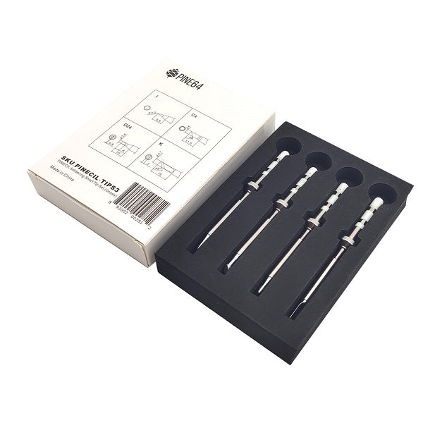 PINECIL Soldering Short Tip Set (Gross) - Breadstick Innovations