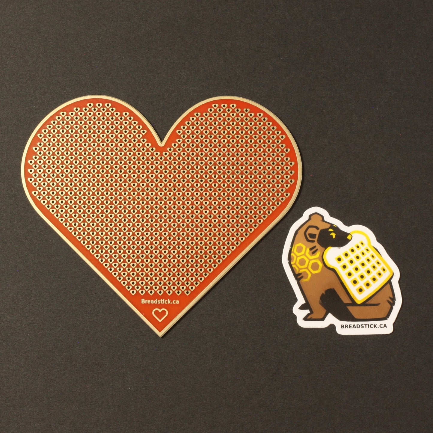 Proto-Heart | PCB Prototyping board - 2pk - Breadstick Innovations