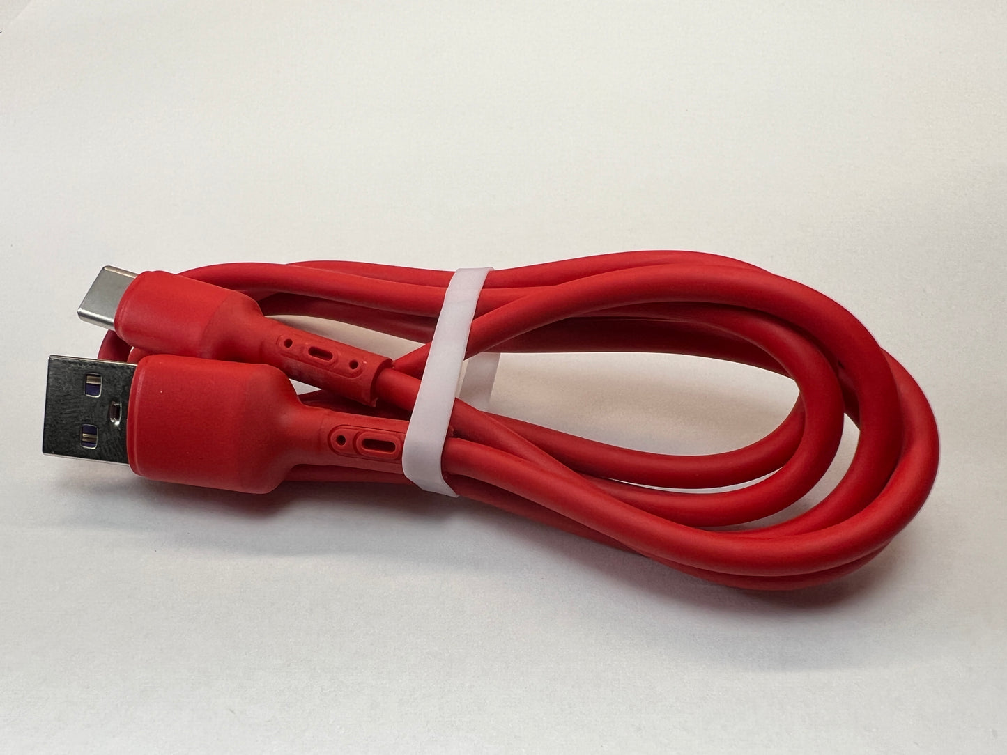 Silicone USB-A to USB-C Cable - Breadstick Innovations