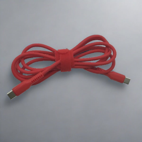 USB-C To USB-C with PD Silicone Power Charging Cable – 1.5 Meter Length - Breadstick Innovations