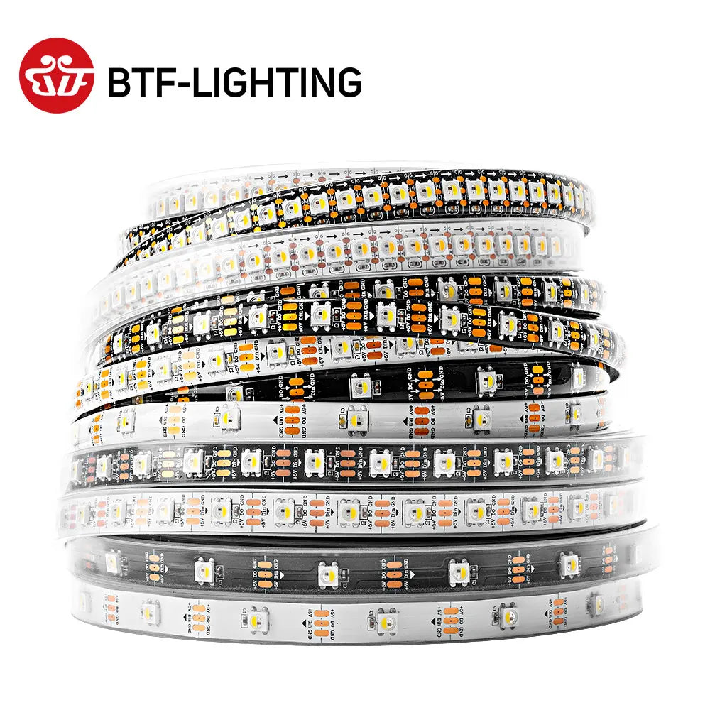 SK6812 Individually Addressable RGBW LED Strip Light - RGBNW