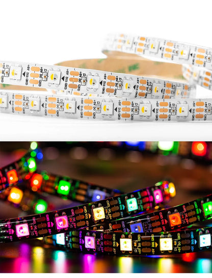 SK6812 Individually Addressable RGBW LED Strip Light - RGBNW