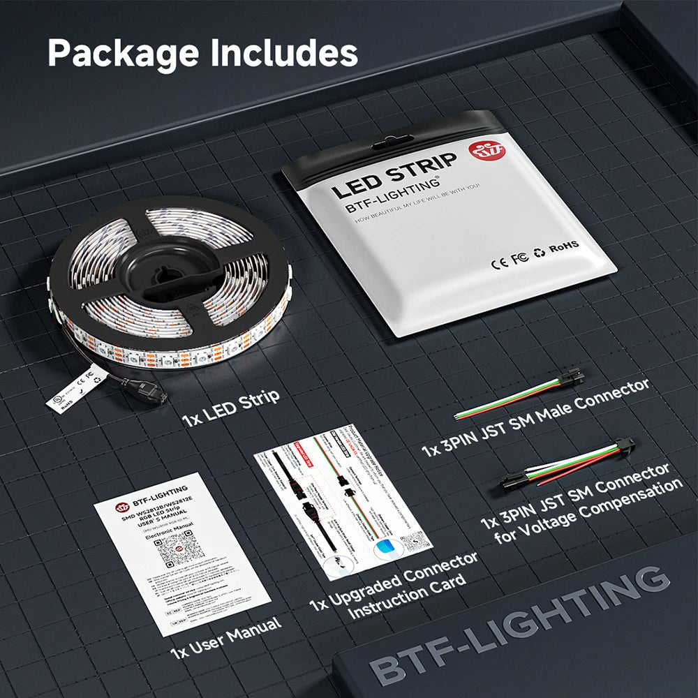 WS2812B Individually Addressable RGB 5V LED Strip Light