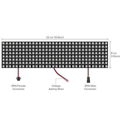 WS2812B 16x16 or 8x32 RGB LED Matrix Panel