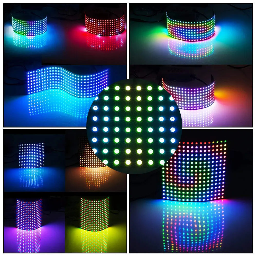 WS2812B 16x16 or 8x32 RGB LED Matrix Panel