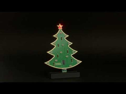 Christmas Tree DIY Kit - LED ornament with battery