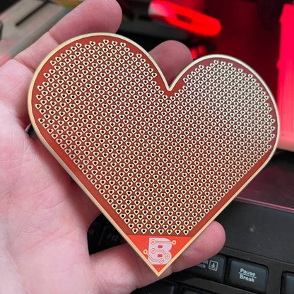 Proto-Heart | PCB Prototyping board - 2pk - Breadstick Innovations